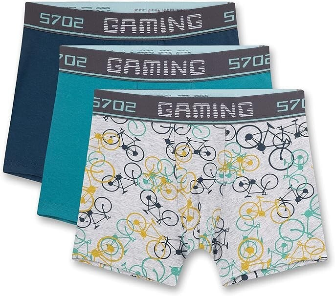 %% Sanetta Jungen Boxershorts 3 er Pack NEU Gr.176 %%