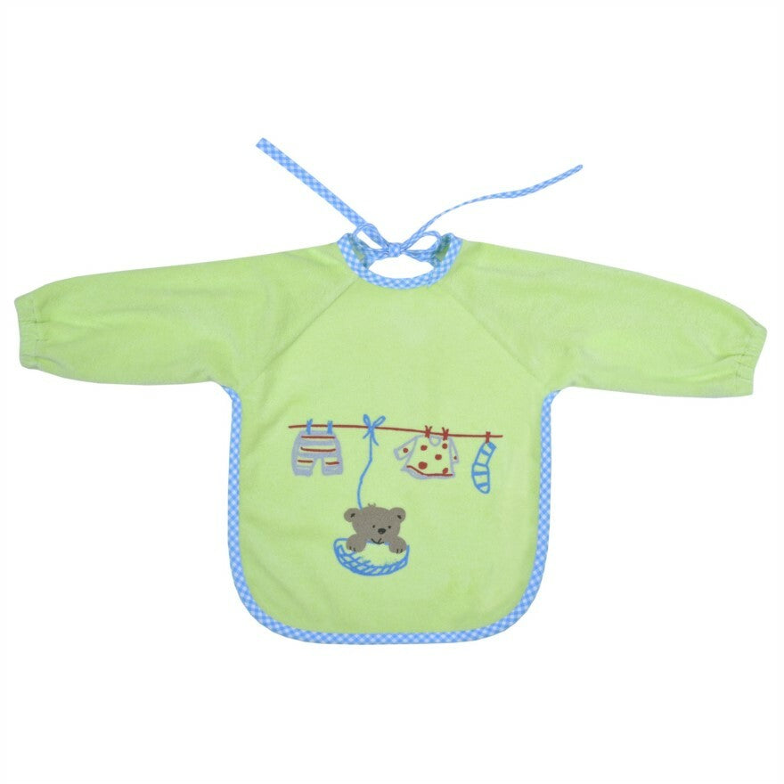 Wörner Frottee Ärmellätzchen mit Nässeschutz "Teddy Limone"