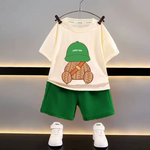 Cooler Jungen 2 Teiler  in Waffeloptik  von 1 Jahr bis 10 Jahre