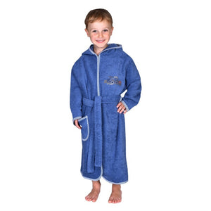 Wörner Südfrottier LKW blau Bademantel Gr.104 NEU