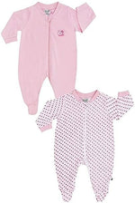 Jacky Baby 2er-Pack Schlafanzug Mädchen1-tlg langarm Gr.50-92