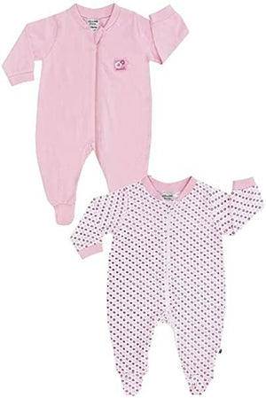 Jacky Baby 2er-Pack Schlafanzug Mädchen1-tlg langarm Gr.50-92
