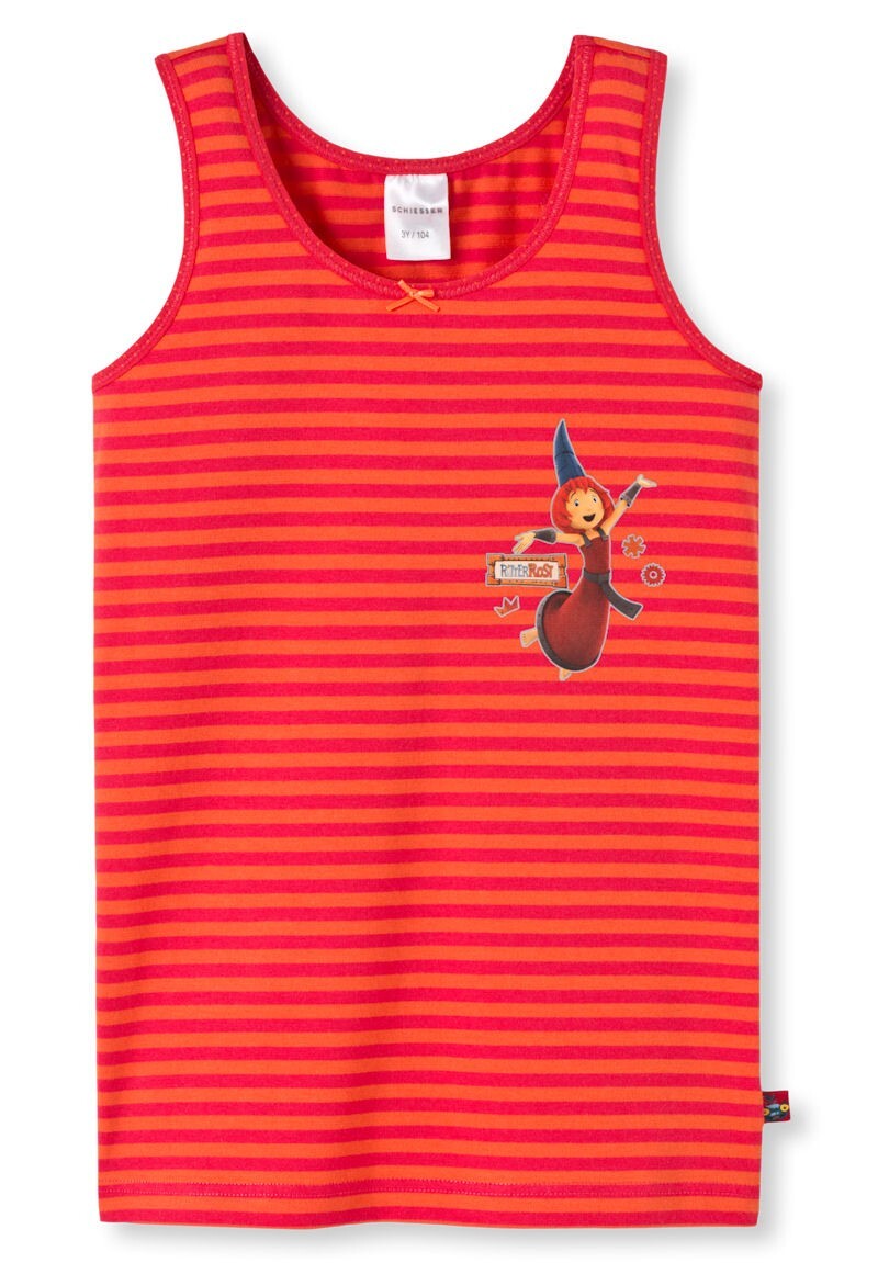 %% STOP %% REDUZIERT Schiesser Mädchen  Unterhemd  Ritter Rost NEU Gr. 92