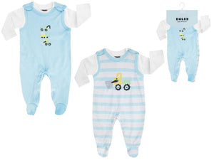 Jacky Baby Stramplerset 2 pack Jungen Modelle incl Sweater Gr.56