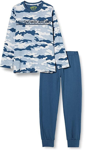 Sanetta Jungen langer Schlafanzug   2-tlg. Gr. 128