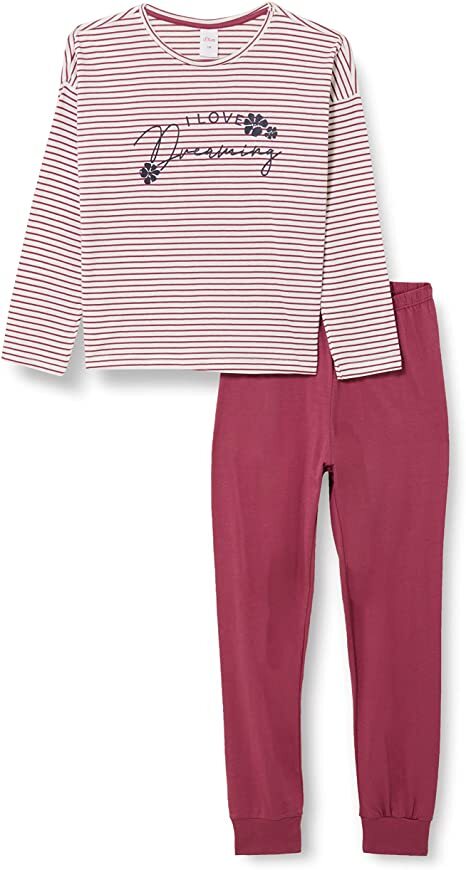 S.OLIVER Mädchen Schlafanzug Dark Rose  NEU Gr.128