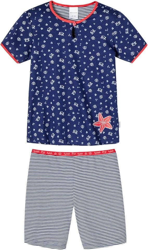 % STOP % REDUZIERT Schiesser Mädchen Schlafanzug kurz Shorty NEU Gr. 92