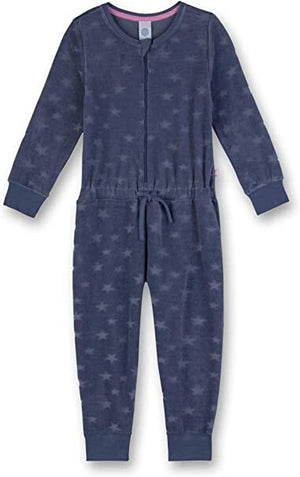%% SANETTA Nicky Jumpsuit Overall Sterne MÄDCHEN  NEU GR.92 %%