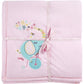Jacky Baby DECKE 100 CM X 70 CM 60G WATTIERUNG BLOSSOM FAIRY (ORGANIC COTTON)
