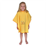 Wörner Südfrottier Giraffe Gelb Bade-Poncho 120/75 cm