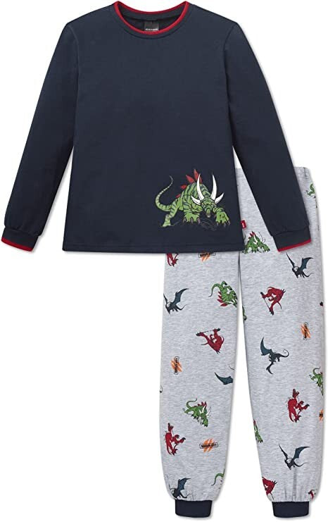 Schiesser langer Jungen  Dino Schlafanzug  NEU Gr.98