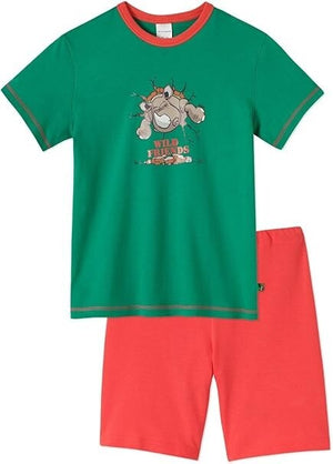 %% STOP %% REDUZIERT Schiesser Jungen Schlafanzug Kurz Shorty NEU Gr.128