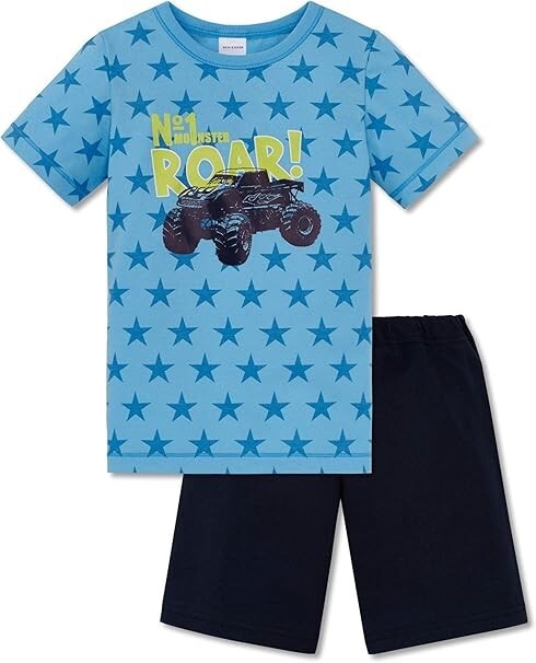 %% STOP %% REDUZIERT Schiesser Jungen Schlafanzug Kurz Shorty NEU Gr.104