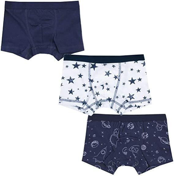 Jacky Baby Jungen Boxershorts 3 Pack BIOBAUMWOLLE Gr. 122/128