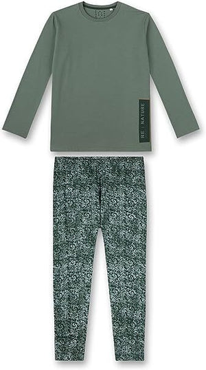 Sanetta Jungen langer Schlafanzug   Forest Gr. 140,152,164,176,188