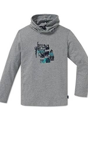 Schiesser Jungen Shirt langarm grau "Mix & Relax" Gr. 128 - 176