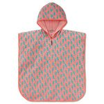 Schiesser Aqua Mädchen Badeponcho Poncho Bademantel apricot Gr. 92 - 140
