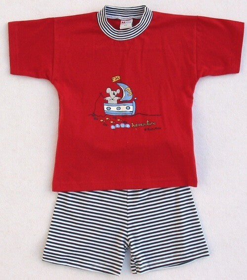 SONDERPREIS Wörner Südfrottier Jungen Shorty "Maus"  NEUWARE  Gr. 86