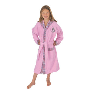 *NEU* Wörner Bademantel Mädchen "Pferd rosa " Frottier Gr.116 - 164