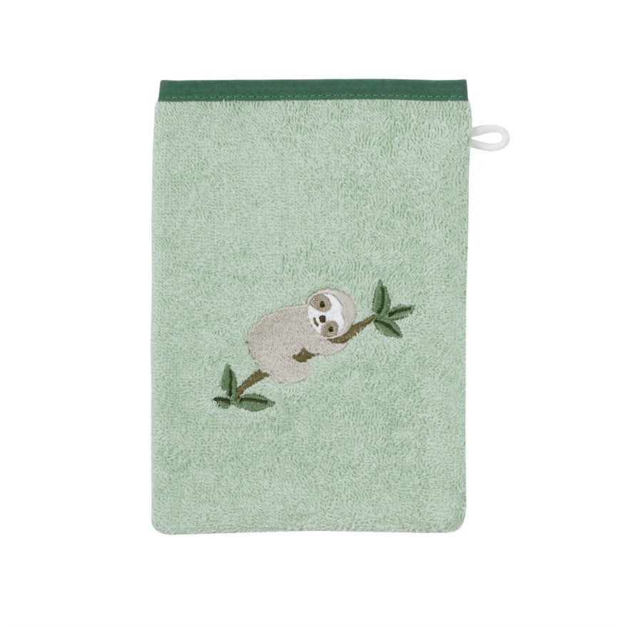 NEU Südfrottier Serie "Faultier helloliv" Badetücher, Badeponcho, Lätzchen etc