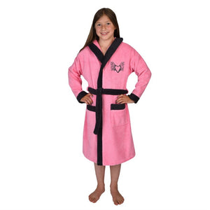 %% SONDERPREIS Wörner Südfrottier Mädchen Bademantel NEUWARE  Gr. 116 %%