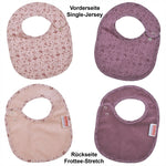 % TOP% Wörner Südfrottier Lama rosa Druckknopflatz WENDELATZ 22x29 cm 2er Set