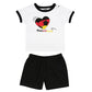 Jacky Baby Body oder T-Shirt + Shorts WM /EM Deutschland Fußball  Gr. 44 -104