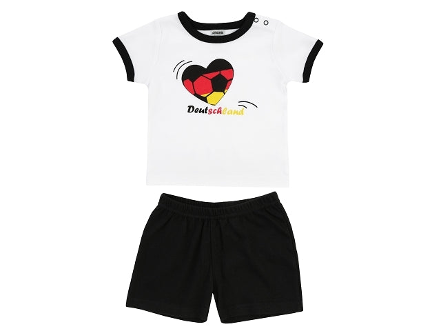 Jacky Baby Body oder T-Shirt + Shorts WM /EM Deutschland Fußball  Gr. 44 -104