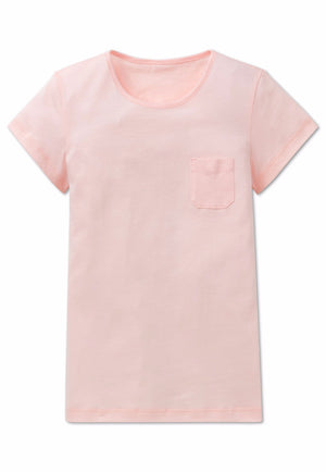 Schiesser Mädchen kurzarm Shirt T-Shirt "Mix & Relax" apricot Gr. 140 - 176