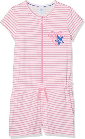 %% SANETTA  Jumpsuit Kurz MÄDCHEN  Rosa NEU GR.98 %%
