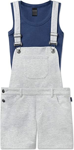 %% REDUZIERT%% Schiesser Mädchen  Set aus  Latzhose und Top statt 39,99  Gr 176