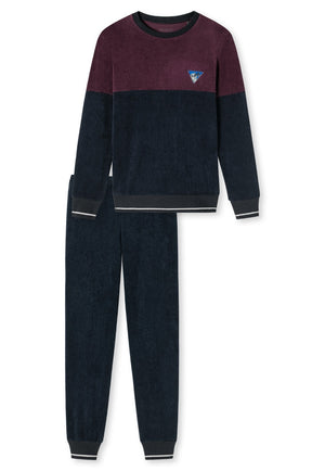 Schiesser Jungen Schlafanzug Frottee Herbst /Winter  NEU Gr.152