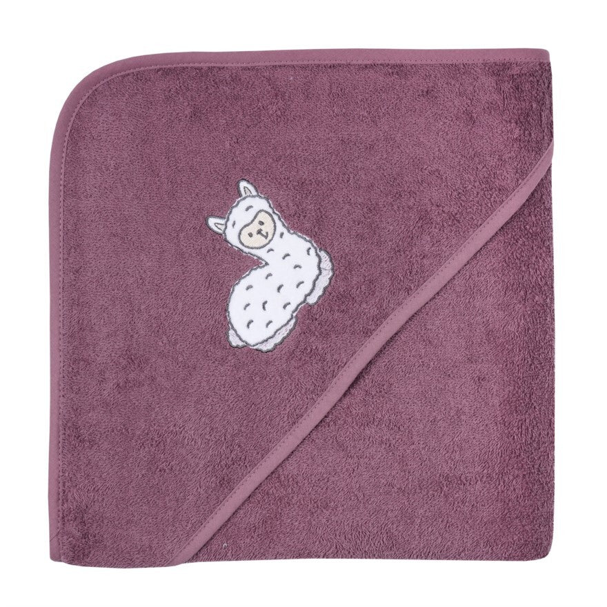 NEU Südfrottier Serie "Lama mauve" Badetücher, Badeponcho, Lätzchen etc