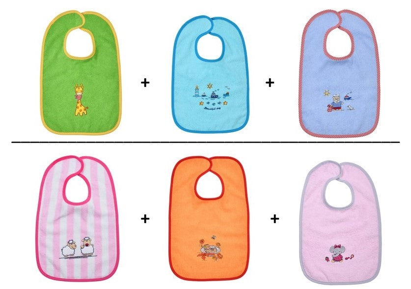 %% Wörner Südfrottier 3er Pack Lätzchen  - verschiedene Modelle  %%%