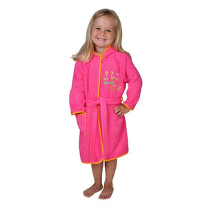 SONDERPREIS Wörner Südfrottier "Give me 3"  Pink Bademantel Gr.98/104 NEU