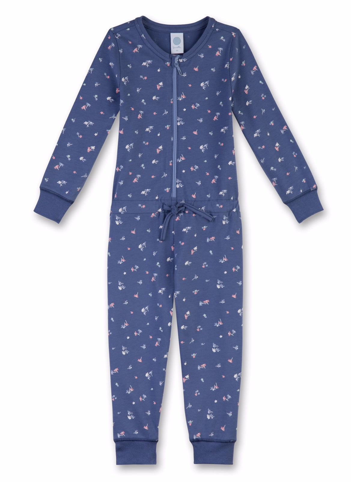 Sanetta Mädchen Overall Jumpsuit  Schlafanzug 1-tlg.  blau   Gr. 92 -98