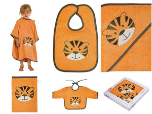 NEU Südfrottier Serie "Tigergesicht" Badetücher,Badeponcho,Lätzchen etc