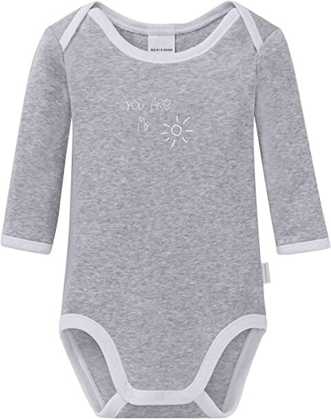 %% Schiesser BABY Langarm body Jungen  BODY SÜß  NEU GR.62 %%