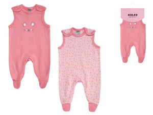 Jacky Baby Stramplerset 2 pack Mädchen Modelle Gr.50/56