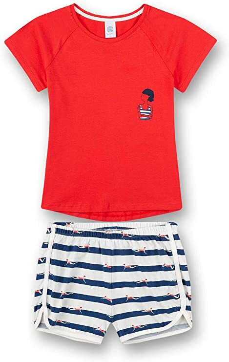 Sanetta Mädchen Kurzer Schlafanzug 2-tlg. Shorty F/S  Gr.140-176