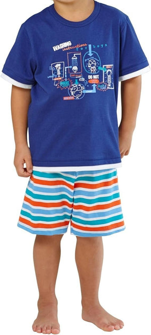 %% STOP %% REDUZIERT Schiesser Jungen Schlafanzug Kurz  Shorty NEU Gr.92