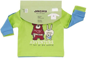 Jacky Baby Junge 2er-Pack Langarmshirt " Free Hugs " blau Gr. 50-92