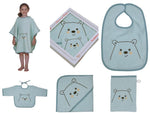 NEU Südfrottier Serie "Eisbär mint" Badetücher, Badeponcho, Lätzchen etc