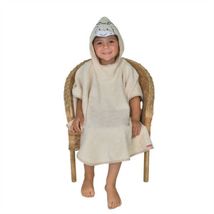 Wörner Südfrottier Esel natur  Bade-Poncho 120/75 cm