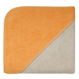 Wörner Südfrottier Riesen Kapuzenbadetuch Gr.140x140 Uni greige Camel NEU