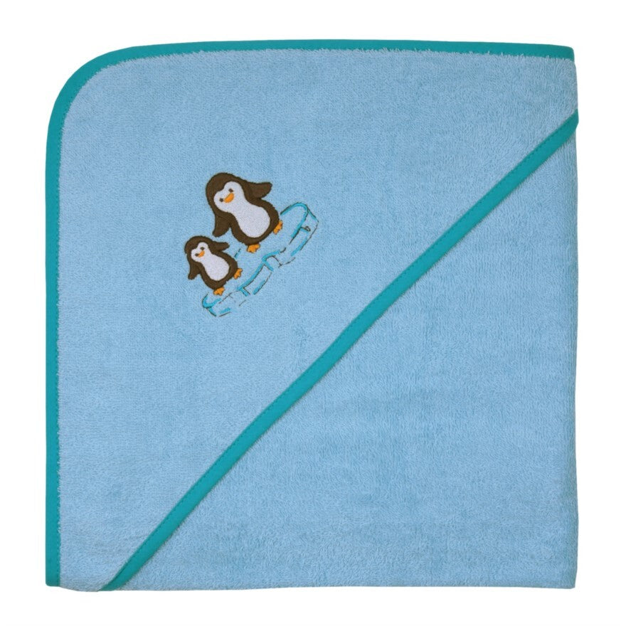 NEU Südfrottier Serie "Pinguine eisblau" Badetücher, Badeponcho, Lätzchen etc