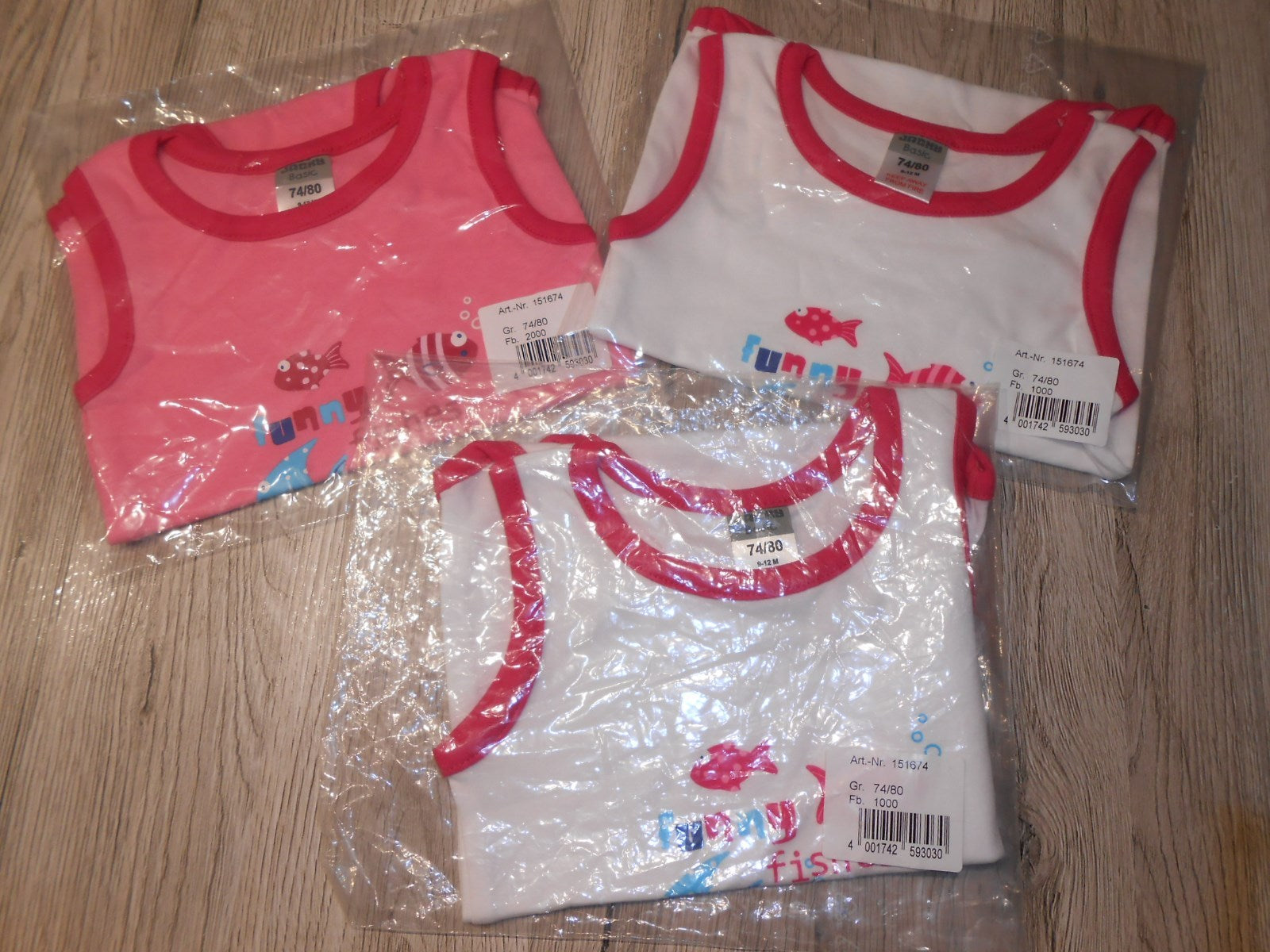  HAMMERANGEBOT 3 BODYS JACKY BABY NEUWARE  GR. 74/80 STATT 28,99 nur 13,99 !!