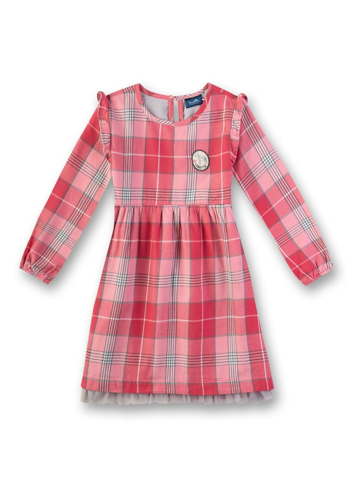 %% Ausverhauf %%  Karo Kleid von Sanetta Kids Mega cool 50% Rabatt Gr.140