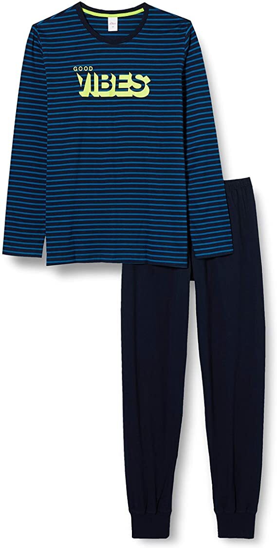 S.OLIVER Jungen Schlafanzug Good Vibes NEU Gr.128