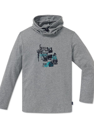 %% STOP %% REDUZIERT Schiesser Jungen  Langarmshirt grau NEU Gr.152